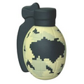 Camo Grenade Squeezies Stress Reliever